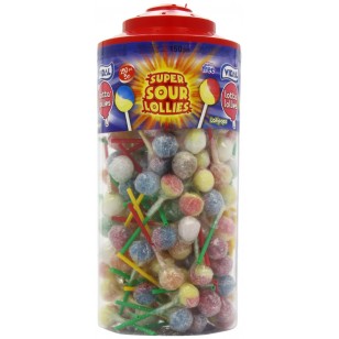 Vidal Super Sour Lollies (Pack Of 1, Total 150 Pieces
